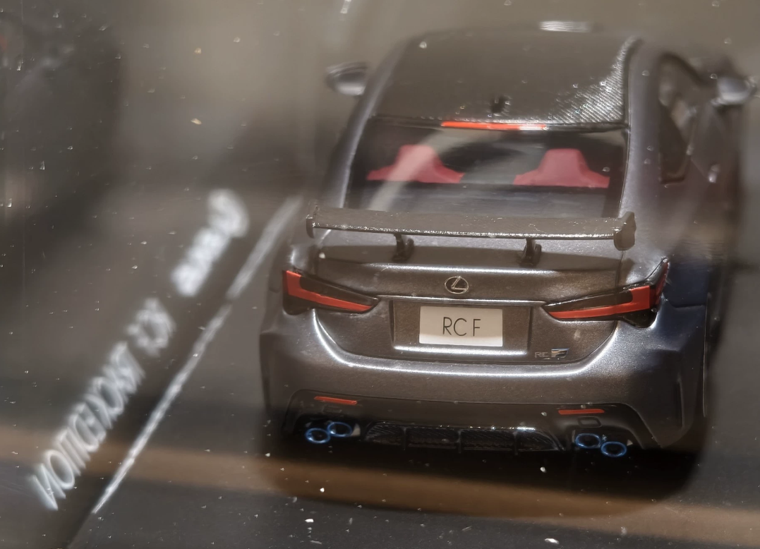 Kyosho 1/43 Lexus RC F Track Edition Gray Diecast Model