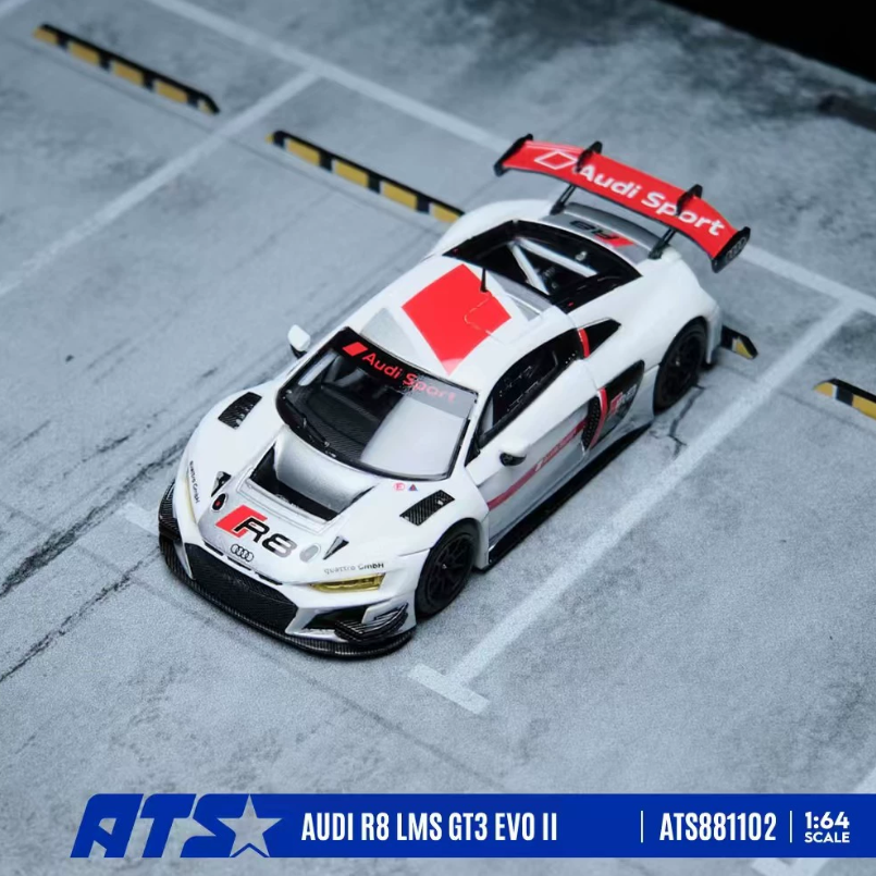 ATS x Winner Modern 1/64 Audi R8 LMS GT3 EVO II White