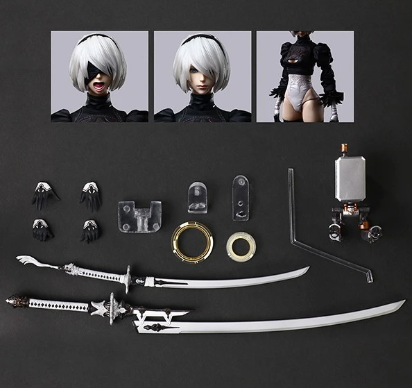 Play Arts Kai NieR Automata 2B YoRHa No.2 Type B Deluxe Ver. Figure