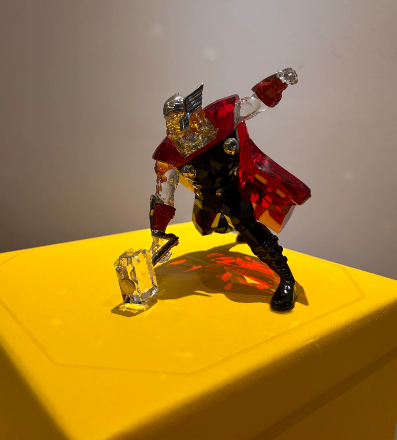 Swarovski Marvel Thor Crystal Figurine 5677044 God of Thunder Collectible