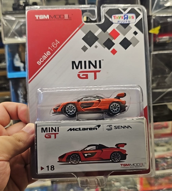 MINI GT 18 McLaren Senna Toys R Us Exclusive Blister 1/64