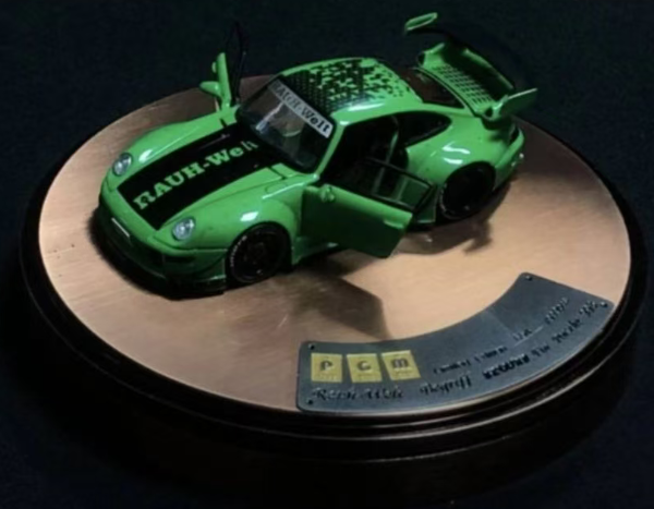 PGM 1/64 RWB Porsche 993 Green Rough Rhythm Limited 299