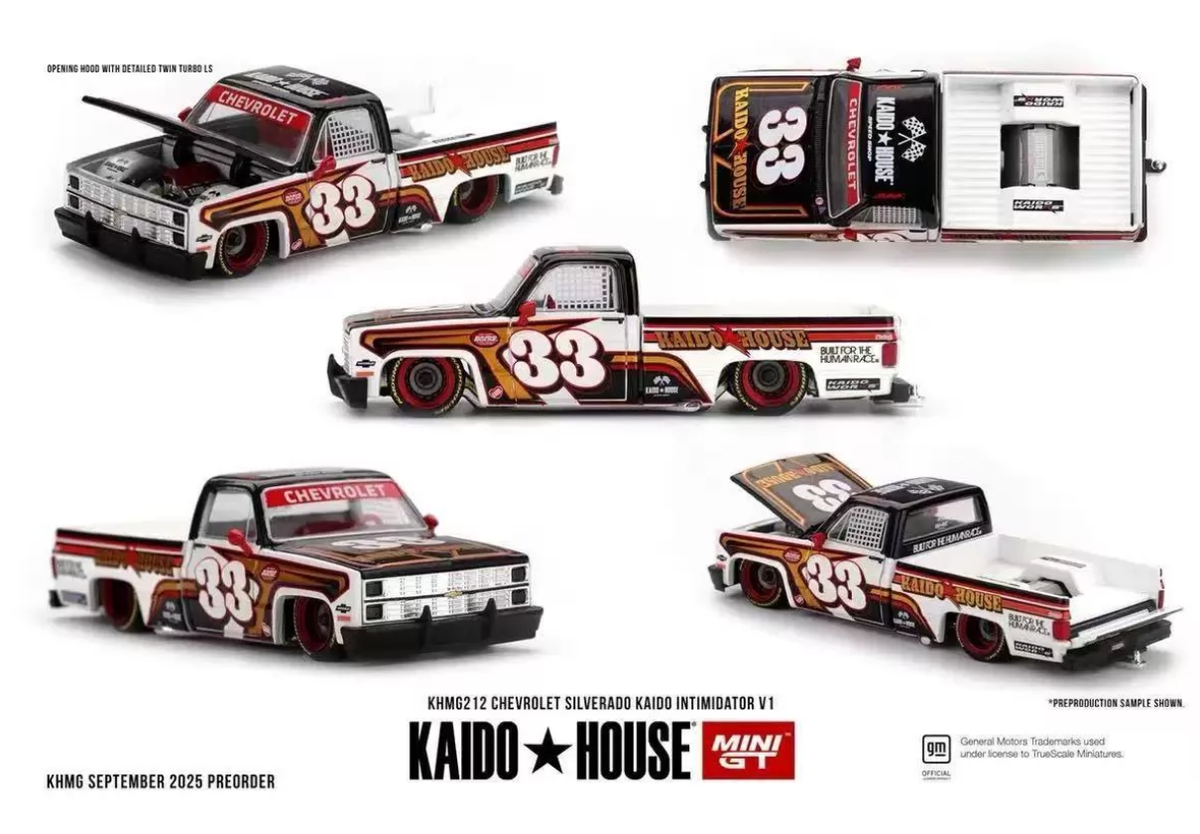 Kaido House Mini GT 1/64 Chevrolet Silverado Kaido Intimidator V1