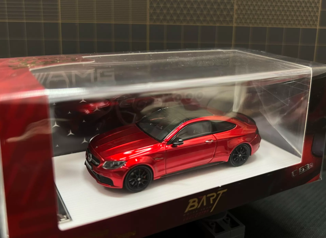 Howie Model x BART 1/64 Mercedes-AMG C63 S Metallic Red Limited