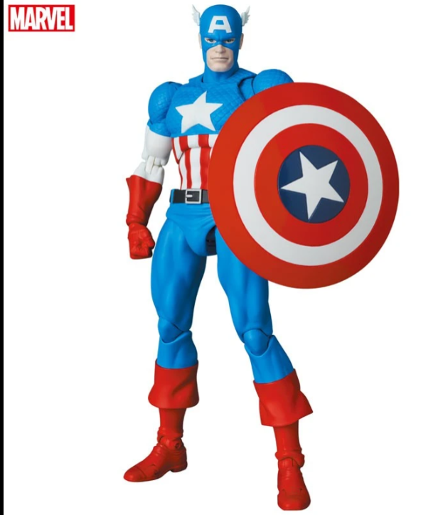 MAFEX No. 217 Captain America Comic Version Action Figure
