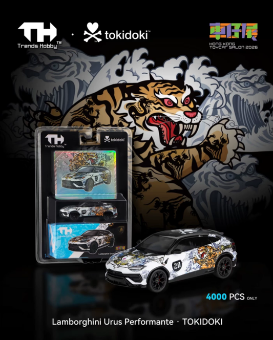 Trends Hobby x tokidoki 1:64 Lamborghini Urus Performante HK Toycar 2026