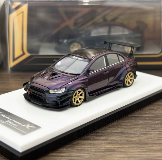 404 Error 1/64 Mitsubishi Lancer Evolution X Varis Purple