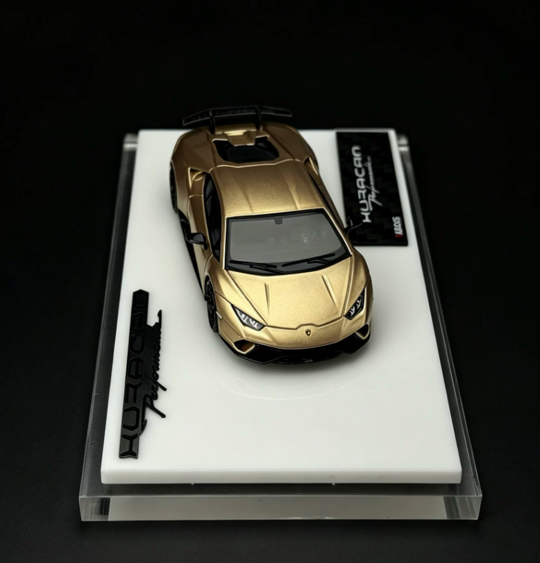 TARDIS 1/64 Lamborghini Huracan Performante Gold Bronze Resin Model