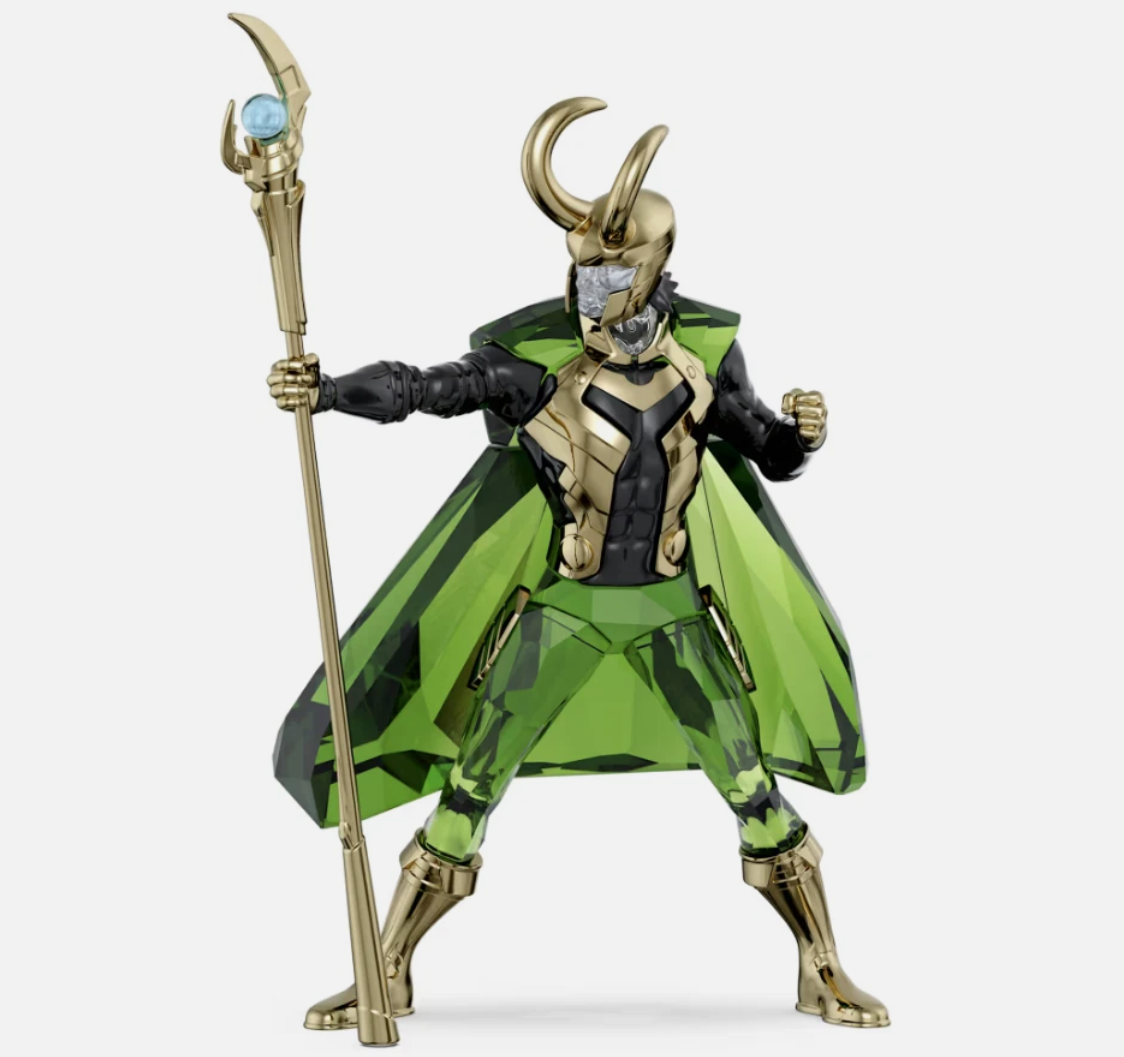 Swarovski Marvel Loki Crystal Figurine 5674467 Collectible Decoration