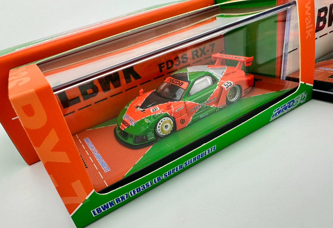 INNO 1:64 Mazda RX-7 FD3S LB-Super Silhouette Malaysia Limited Edition
