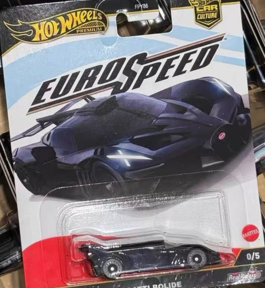 Hot Wheels Car Culture Euro Speed Bugatti Bolide 0/5 Chase FPY86 1:64