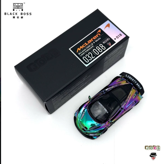 MINI GT 1/64 Joes Work LB-Works McLaren 720S Neo Chrome LE88