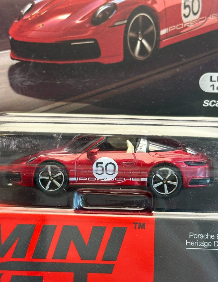 MINI GT 461 Porsche 911 Targa 4S Heritage Cherry Red 1/64