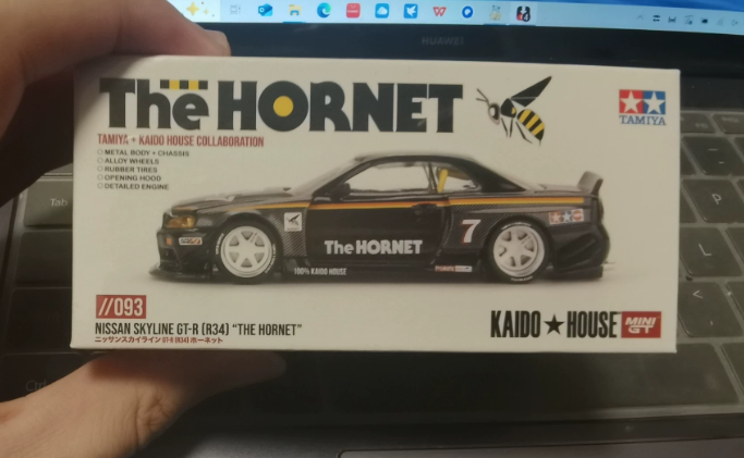 MINI GT 093 Kaido House Skyline GT-R R34 The Hornet Tamiya Collab