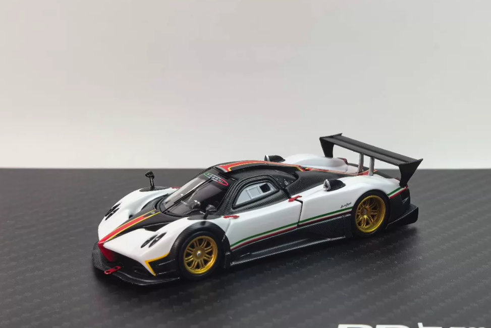 ARbox 1/64 Pagani Zonda R White Matte Carbon 2026 HEC Edition
