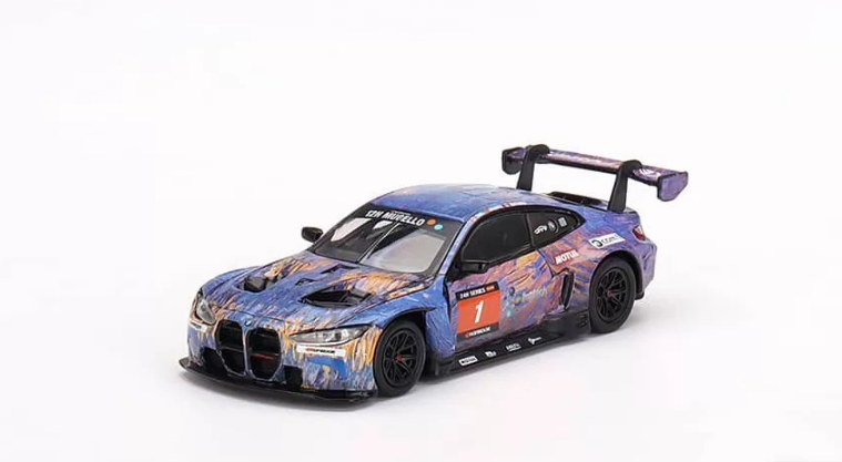 MINIGT 1/64 BMW M4 GT3 Van Gogh Livery #439