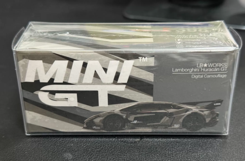 MINI GT 398 LB Works Lamborghini Huracan GT Digital Camo 1/64
