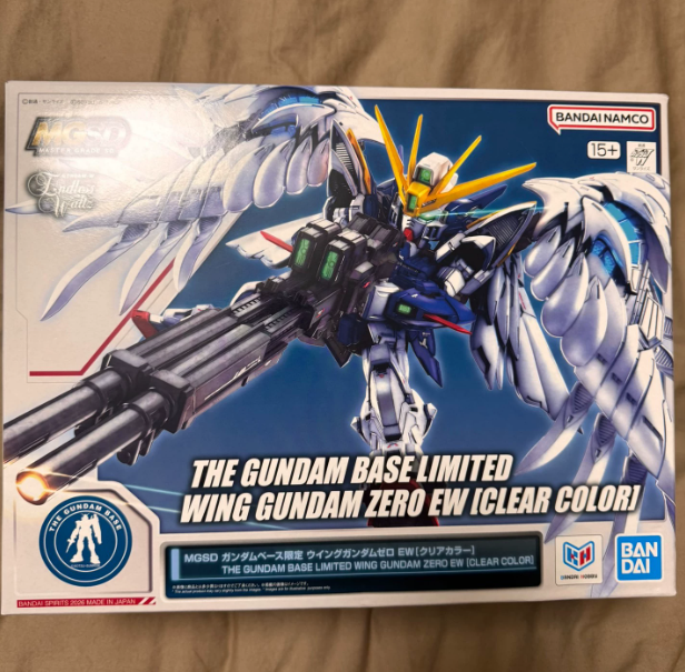 MGSD The Gundam Base Limited Wing Gundam Zero EW Clear Color