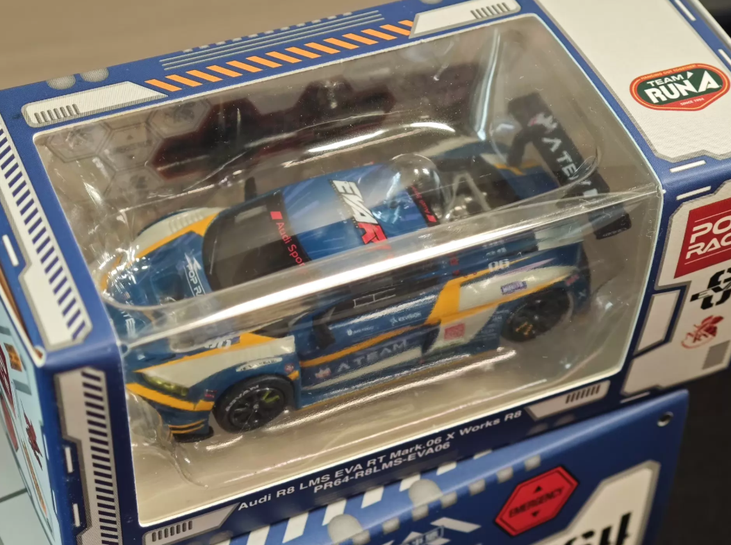 POP RACE x EVA 1/64 Audi R8 LMS Mark 06 Diecast