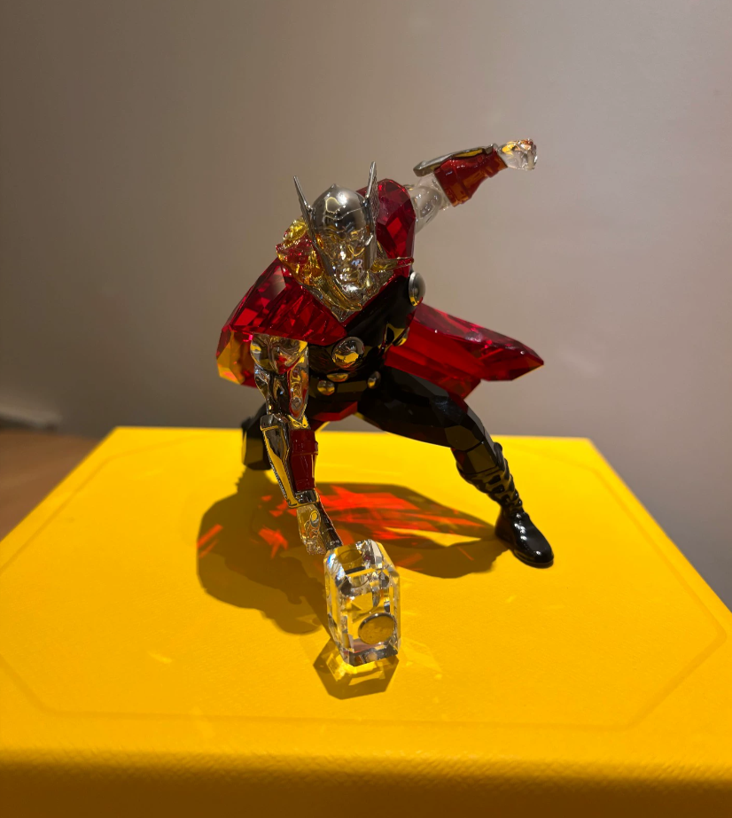Swarovski Marvel Thor Crystal Figurine 5677044 God of Thunder Collectible