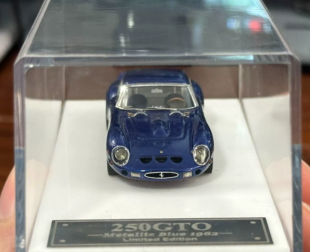 SCM MY64 1/64 Ferrari 250 GTO Metallic Blue Rare Resin Model