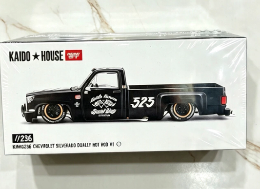 Kaido House MINI GT 1/64 Chevy Silverado Dually Hot Rod V1 #236 Diecast