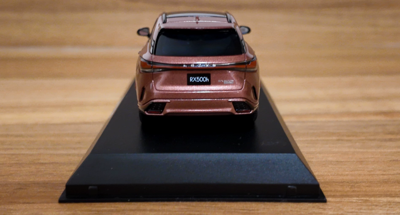 1/43 Lexus RX500h F SPORT Twilight Copper Diecast Model