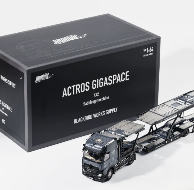 SHADOW PRO 1/64 Mercedes Actros Gigaspace Blackbird Works Supply