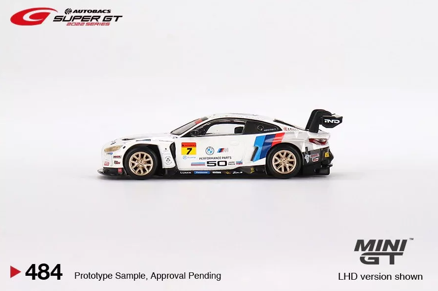 MINI GT 484 BMW M4 GT3 #7 2022 Super GT 1/64