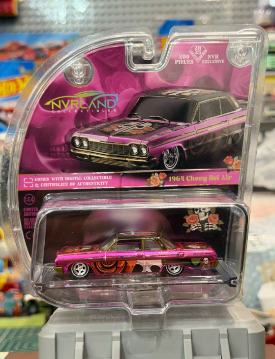 Greenlight 1:64 NVRLAND 1964 Chevy Bel Air Gypsy Rose Limited Edition