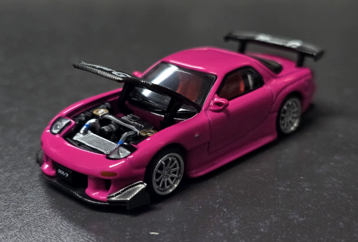 POP RACE 1:64 Mazda RX7 Widebody PR64-156 Indonesia Show Exclusive