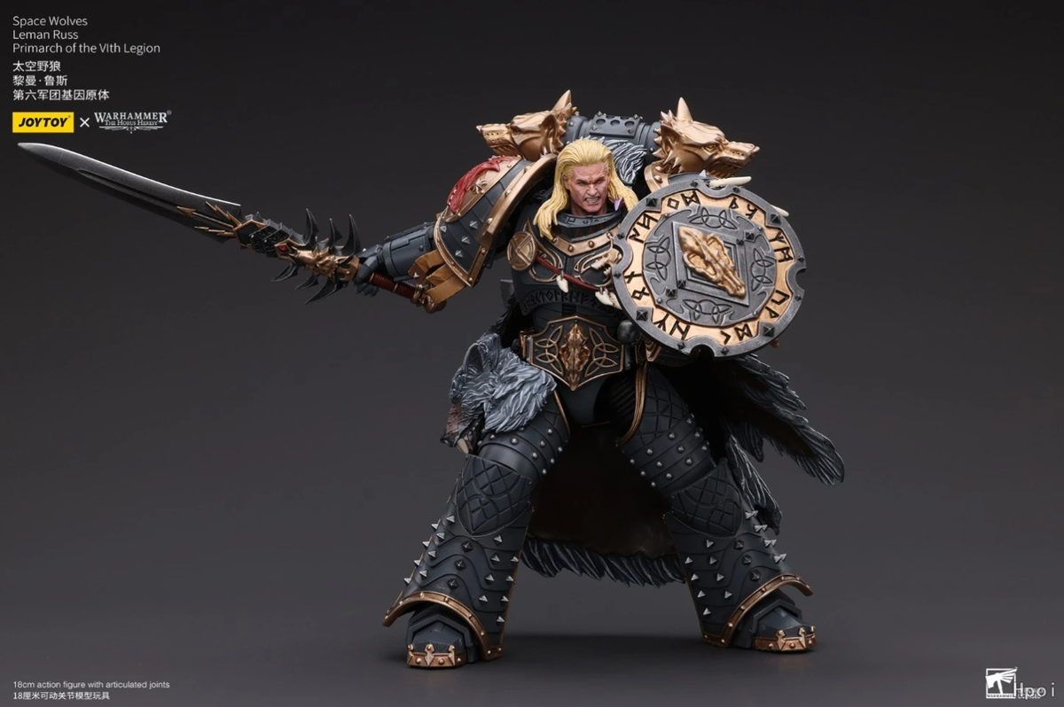 JOYTOY 1/18 Warhammer The Horus Heresy Space Wolves Leman Russ