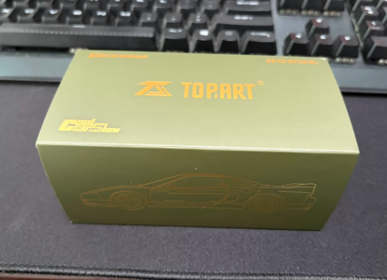 Topart 1:64 Honda NSX NA1 Olive Green Full Opening Alloy Model
