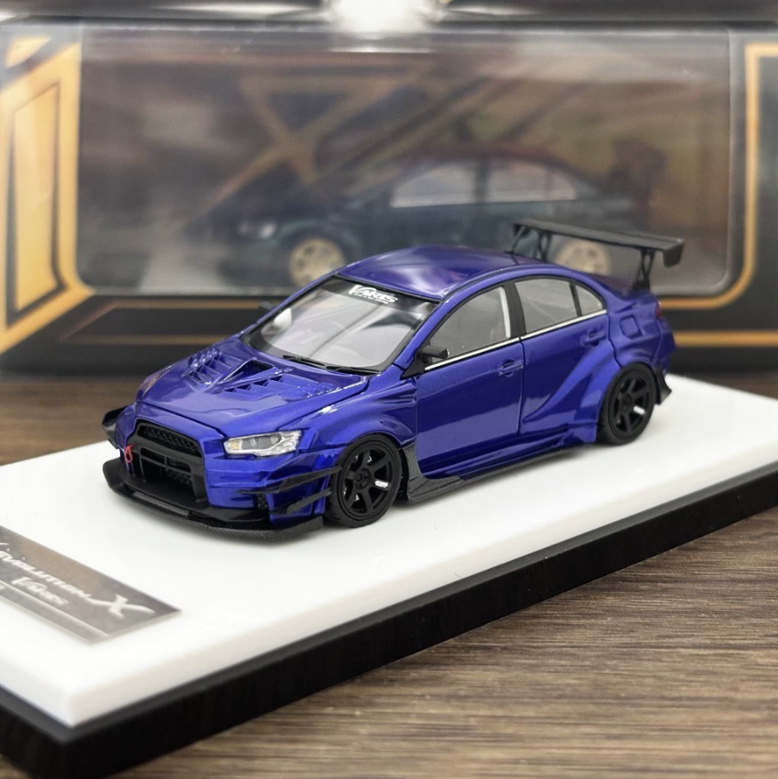 404 Error 1/64 Mitsubishi Lancer Evolution X Varis Blue