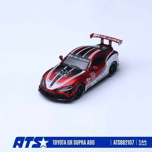 ATS 1/64 Toyota GR Supra A90 Nir Red Hare Preorder