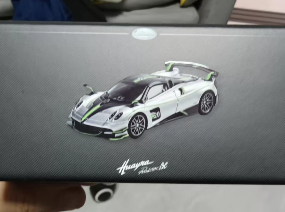 LCD x CTE 2025 1/64 Pagani Huayra Roadster BC Silver Green