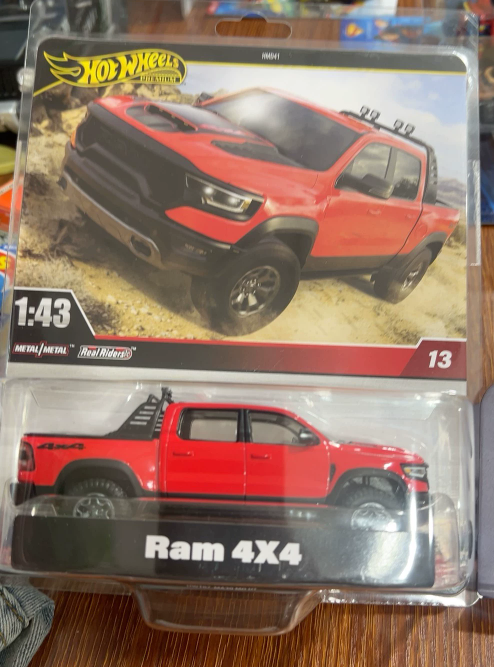 Hot Wheels 1:43 Ram 1500 TRX 4x4 Red Diecast Truck Model