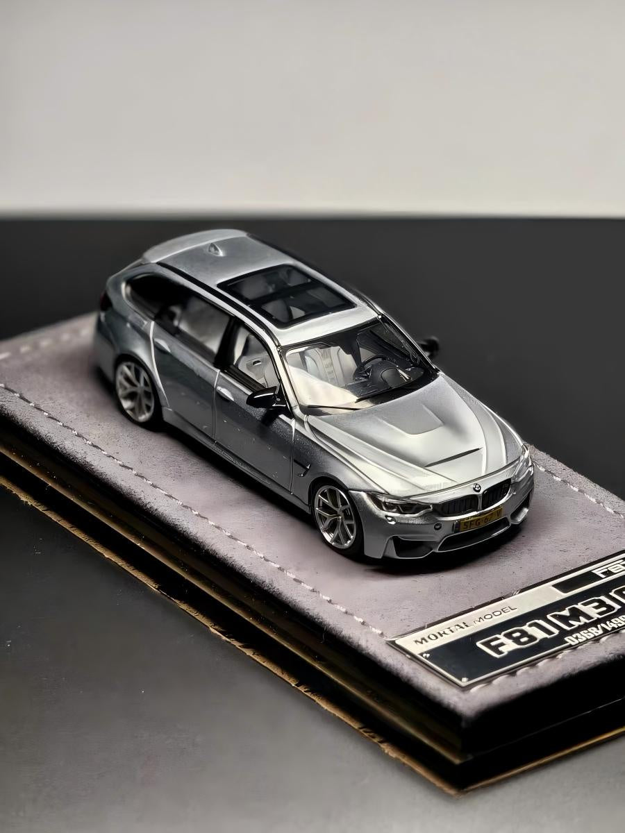 Mortal Model 1/64 BMW F81 M3 CS Touring Silver Exhibition Exclusive