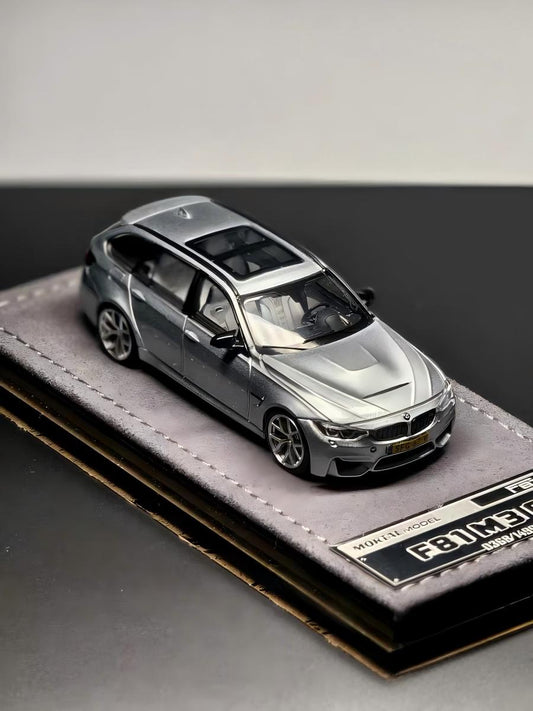 Mortal Model 1/64 BMW F81 M3 CS Touring Silver Exhibition Exclusive