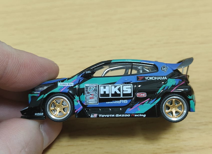 POP RACE 1/64 Pandem Toyota GR Yaris HKS Indonesia Show