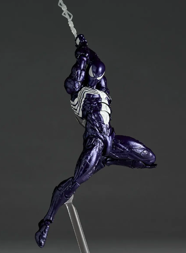 Kaiyodo Revoltech Amazing Yamaguchi Symbiote Spider-Man Purple Ver