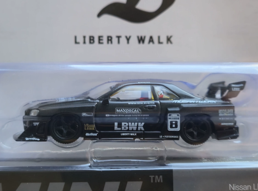 MINI GT 797 Nissan LB-ER34 Super Silhouette IMX 2024 Exclusive 1/64