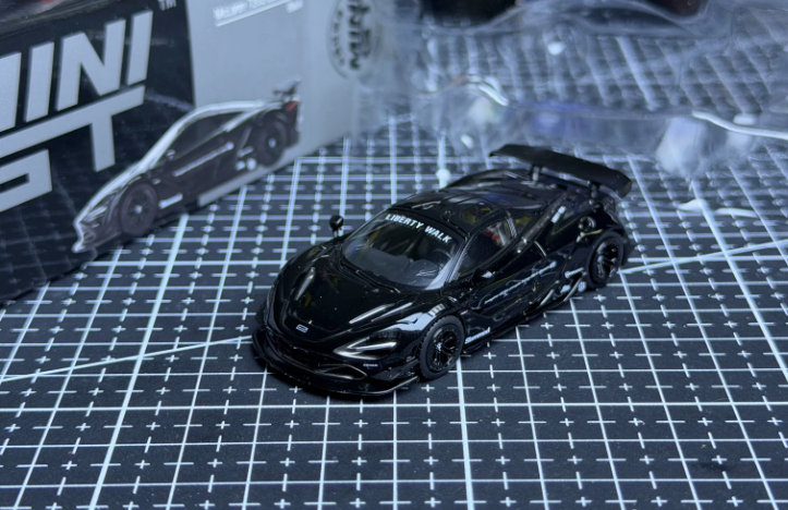MINI GT 777 McLaren 720S LB-Works Black 1/64