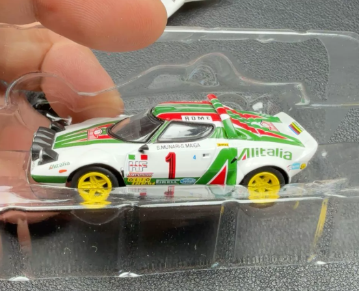 MINI GT 422 Discontinued 1 64 Lancia Stratos HF No1 1977 MonteCarlo Winner