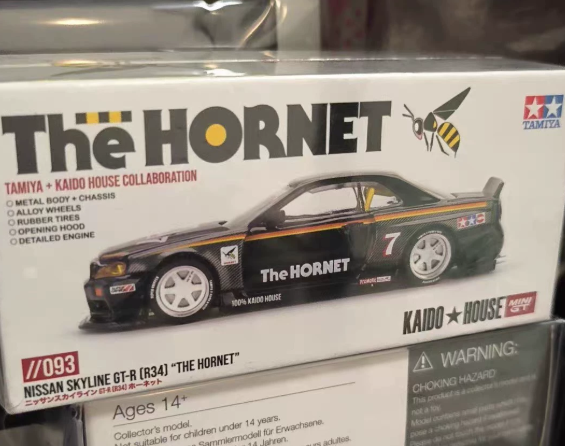MINI GT 093 Kaido House Nissan Skyline GT-R R34 The Hornet Clear Coat Chase