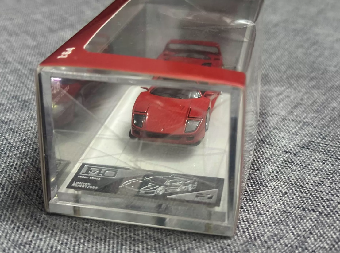 FY 1/64 Ferrari F40 Rosso Corsa Diecast Model Car