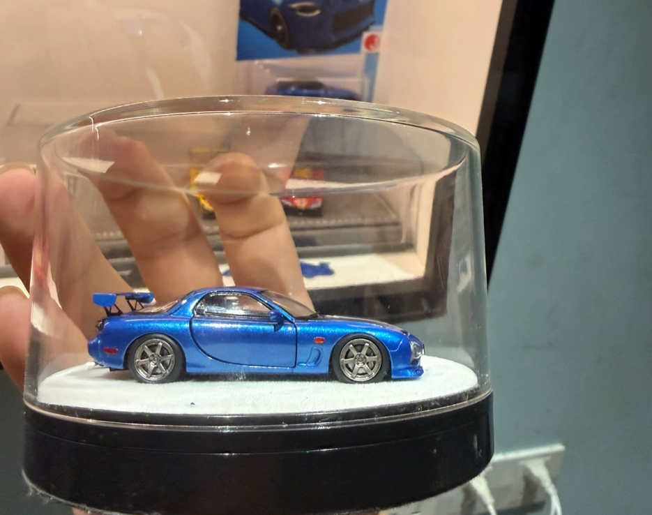 PGM 1/64 Mazda RX-7 FD3S Blue Metallic Luxury Version Limited 999