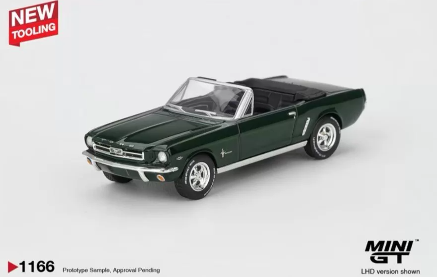 MINI GT 1166 Ford Mustang Convertible 1964 Highland Green