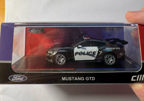 CMModel 1/64 Ford Mustang GTD Police Car Beijing Show Exclusive