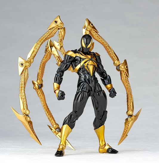 Kaiyodo Revoltech Amazing Yamaguchi 023EX Iron Spider Onyx Stealth